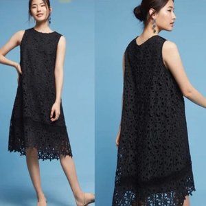 Anthropologie Ne Quittez Pas Montmartre Lace Swing dress